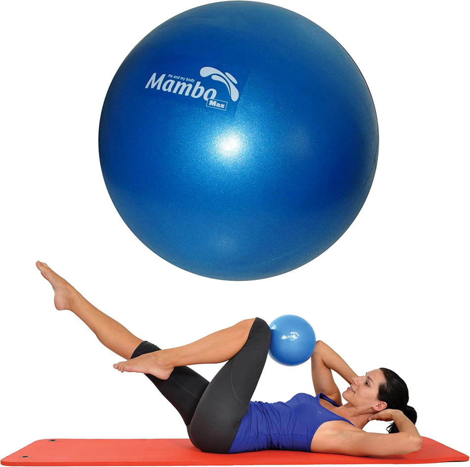 Pilates soft ball 25-27 cm, blue Mambo max