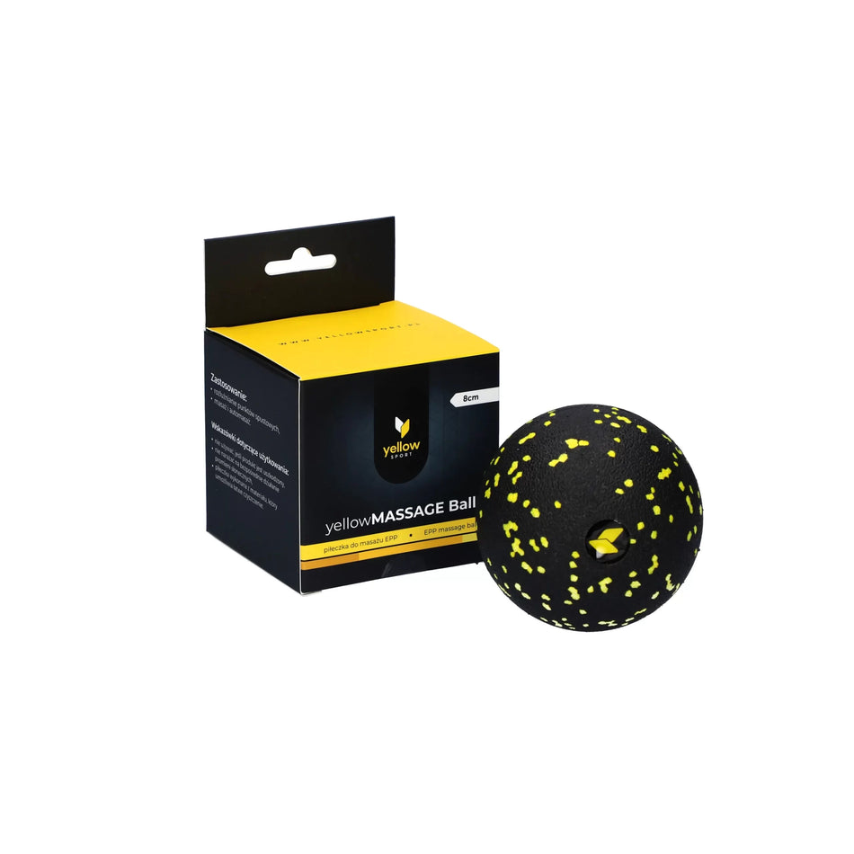 Massage ball 8cm YellowSport
