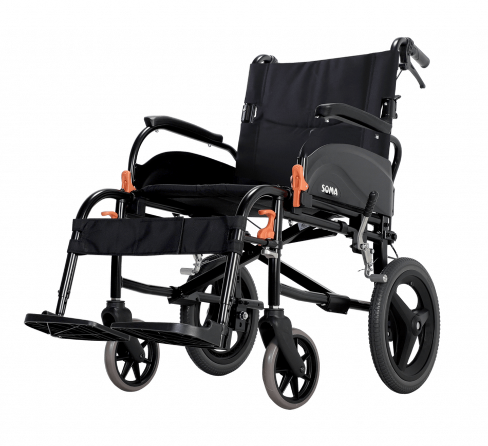 Ergonomic disability transport wheelchair Agile, 46cm