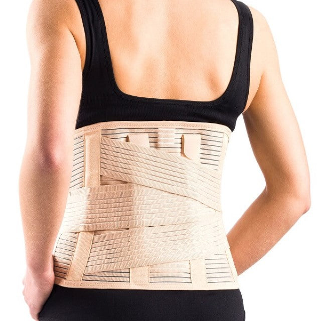 Lumbar-sacral support with straps