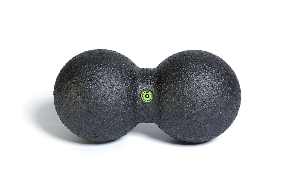 Массажный мяч Blackroll Duoball черный, 12 см