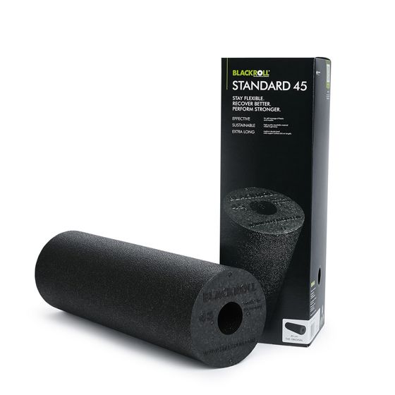 Массажный ролл Blackroll Standard черный, 45 см