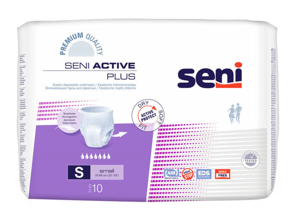 SENI Active Plus Small sauskelnės - kelnaitės, 10vnt.