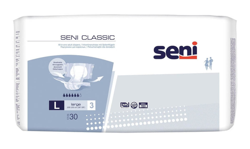 SENI Classic Large воздушные анатомические пелёнки, 30 шт.