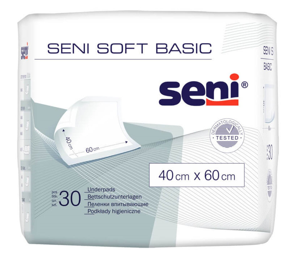 SENI Soft Basic гигиенические пелёнки 40x60 см, 30 шт.