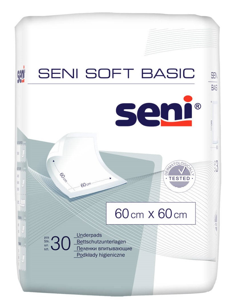 SENI Soft Basic гигиенические пелёнки 60x60 см, 30 шт.