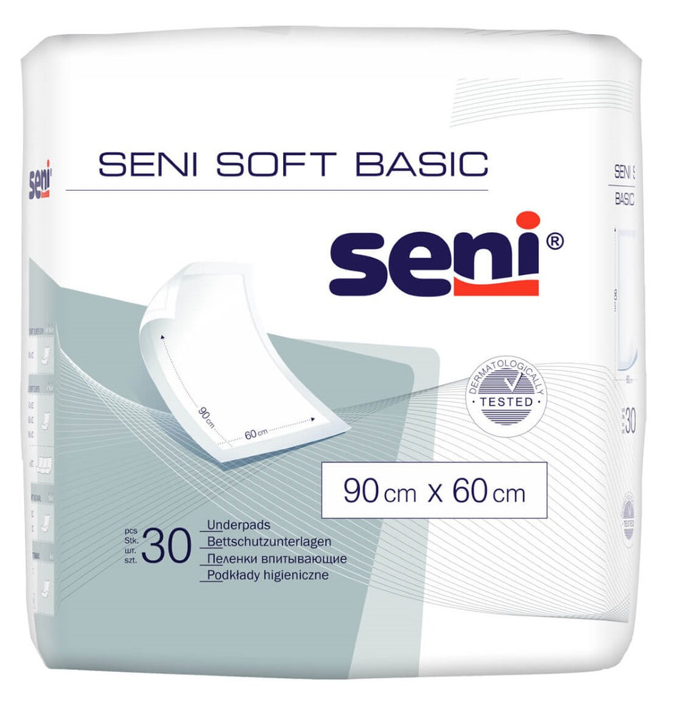 SENI Soft Basic гигиенические пелёнки 90x60 см, 30 шт.