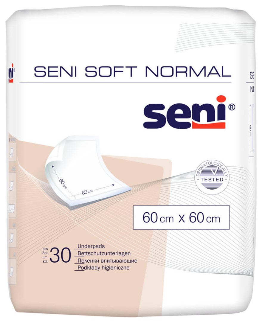 SENI Soft Normal гигиенические пелёнки 60x60 см, 30 шт.