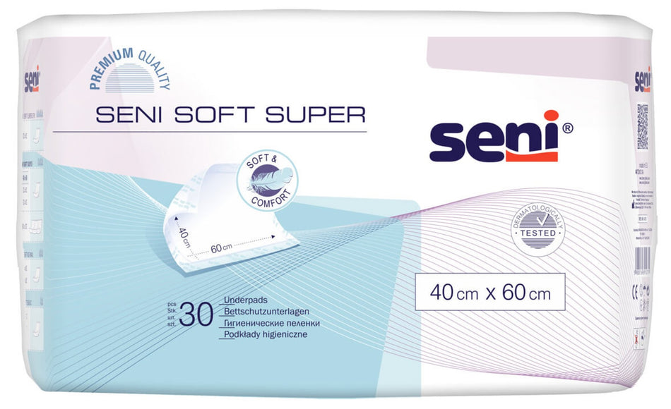 SENI Soft Super гигиенические пелёнки 40x60 см, 30 шт.