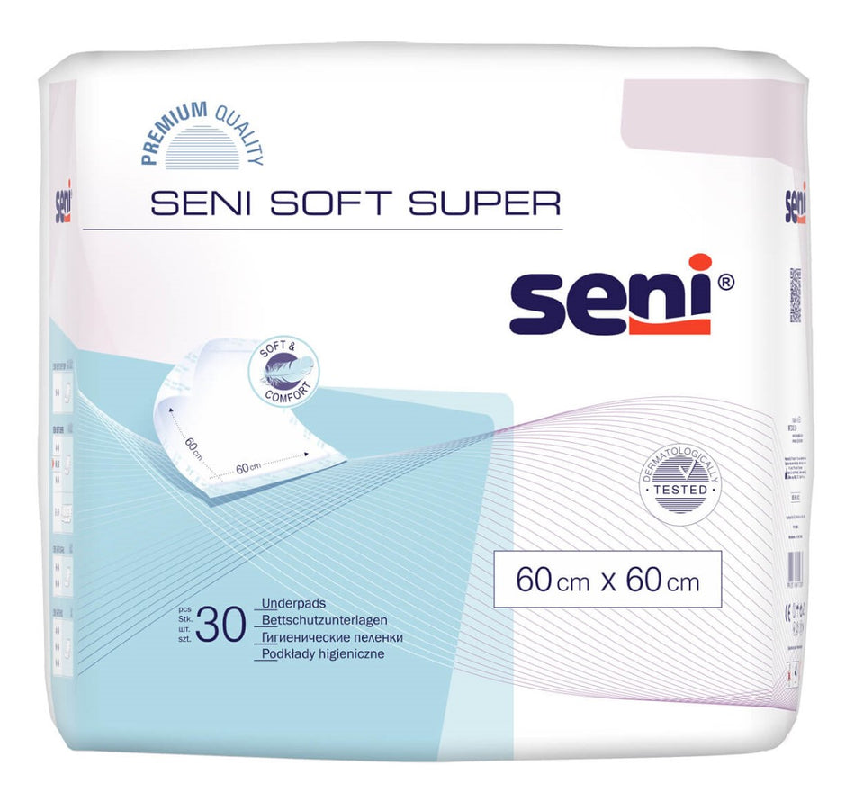 SENI Soft Super гигиенические пеленки 60x60 см, 30 шт.