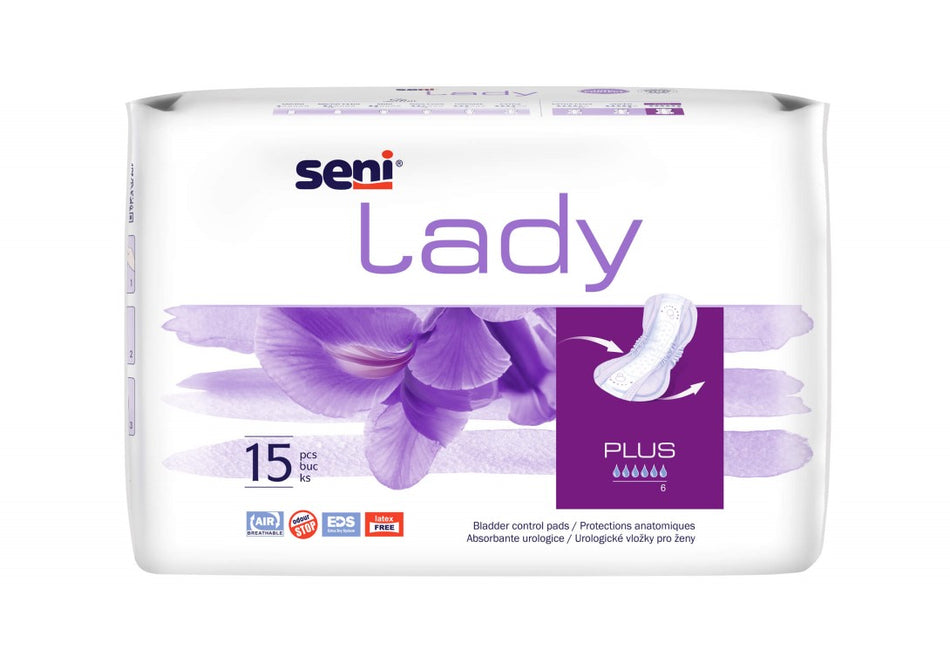 SENI Lady Plus uro protect pads, 15 pcs.