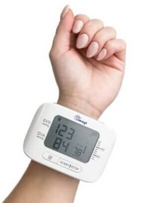 Automatic wrist blood pressure monitor