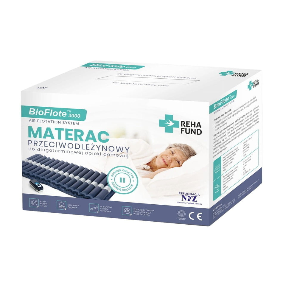 BioFlote 3000 Mattress with Compressor for Pressure Ulcer Treatment