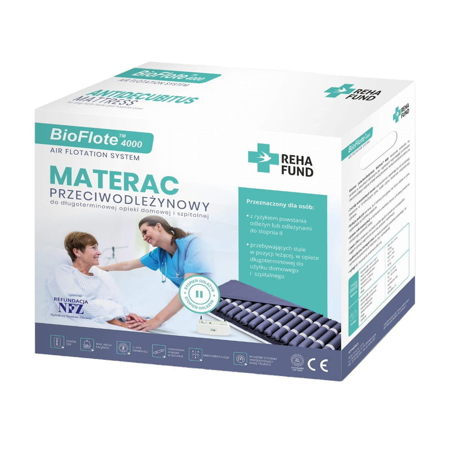 BioFlote 4000 Mattress with Compressor for Pressure Ulcer Treatment