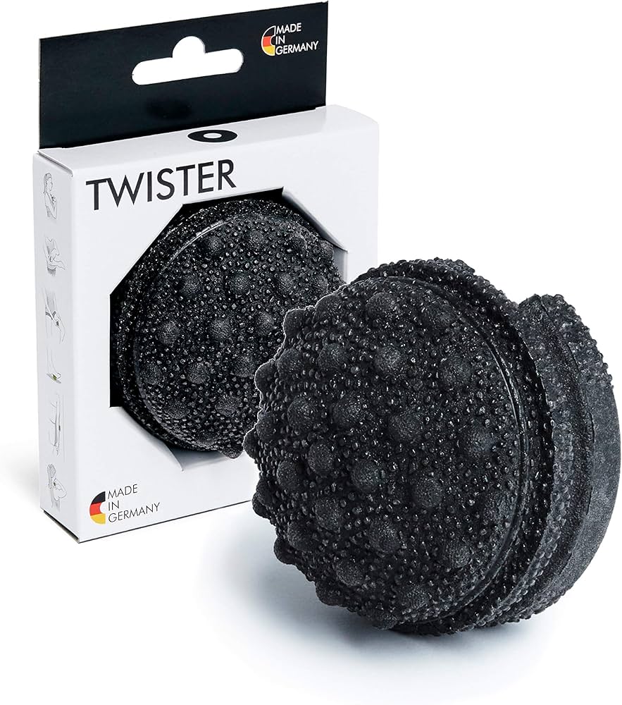 Masažo priemonė Blackroll Twister, juodas