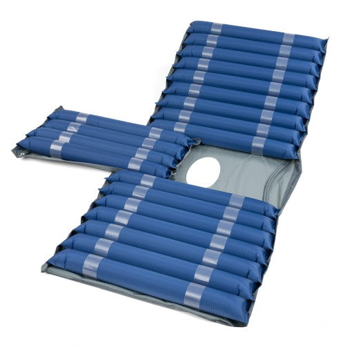 Mattress with a compressor and removable rails