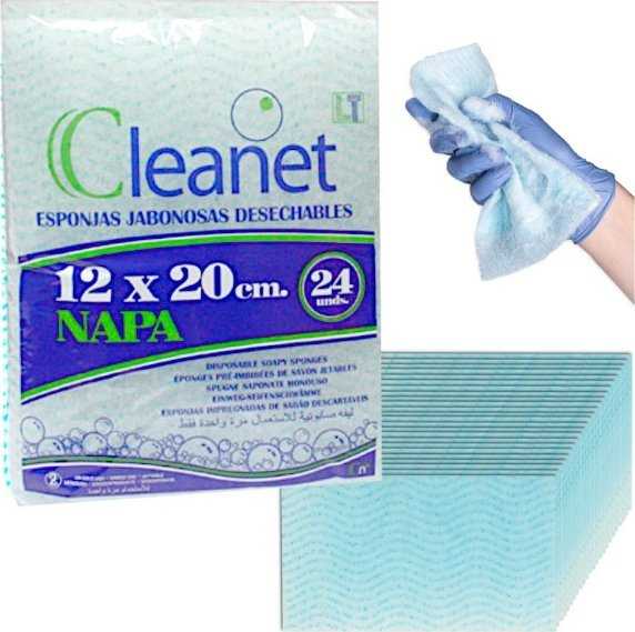 Šluostė prausimui, Cleanet 24vnt.