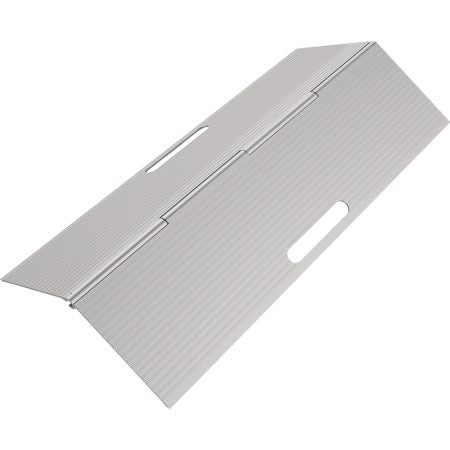 Folding aluminum threshold ramp, 1 pc.