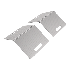 Foldable aluminum threshold ramps, 2 pcs.