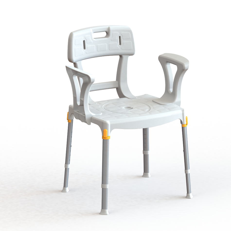 Shower and toilet chair