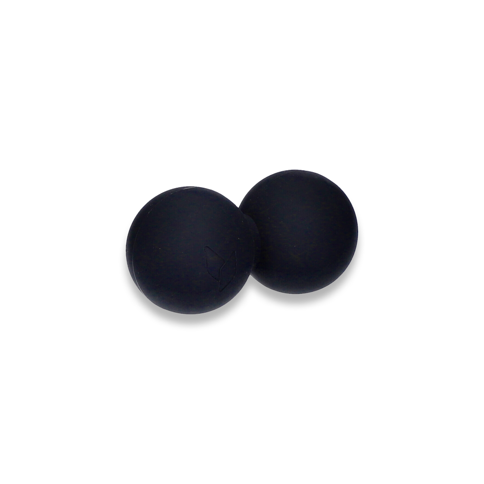 Double massage ball, silicone Duoball YellowSport