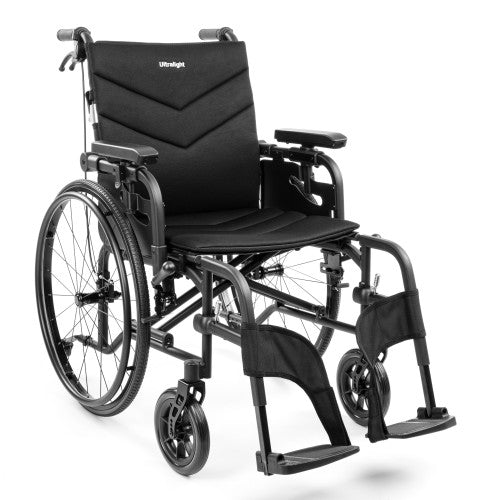 Disabled person's wheelchair – aluminum, with brakes EliteTim