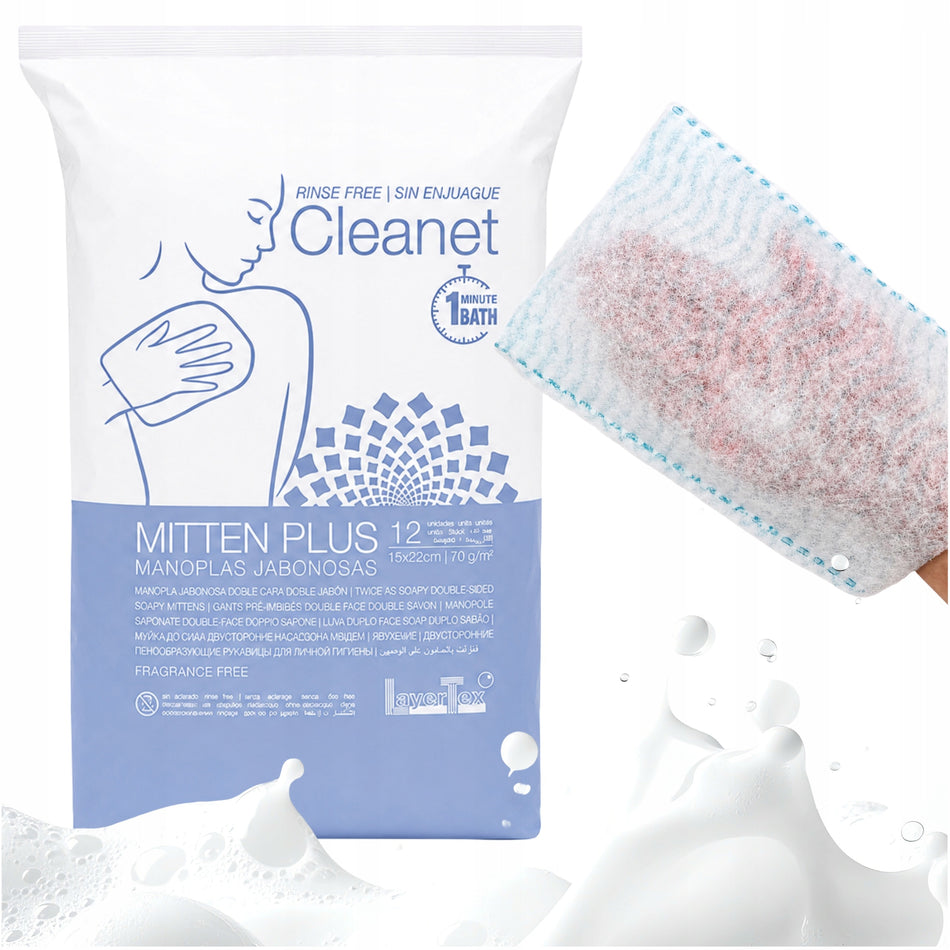 CLEANET washing gloves, 12 pcs.