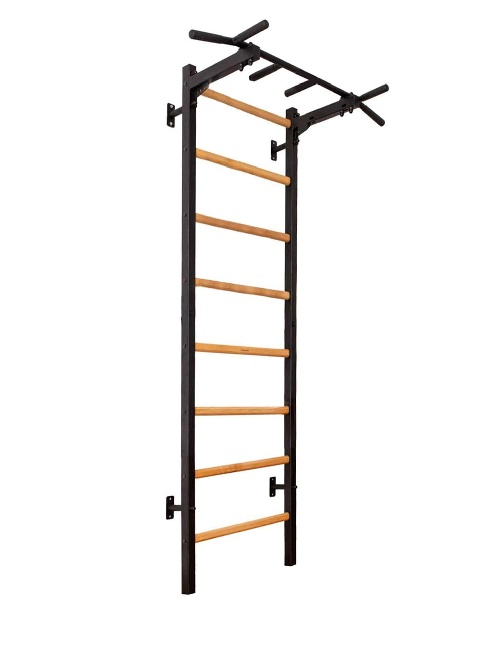 Multifunctional gymnastics wall bar with metal pull-up bar BenchK 221B (black)