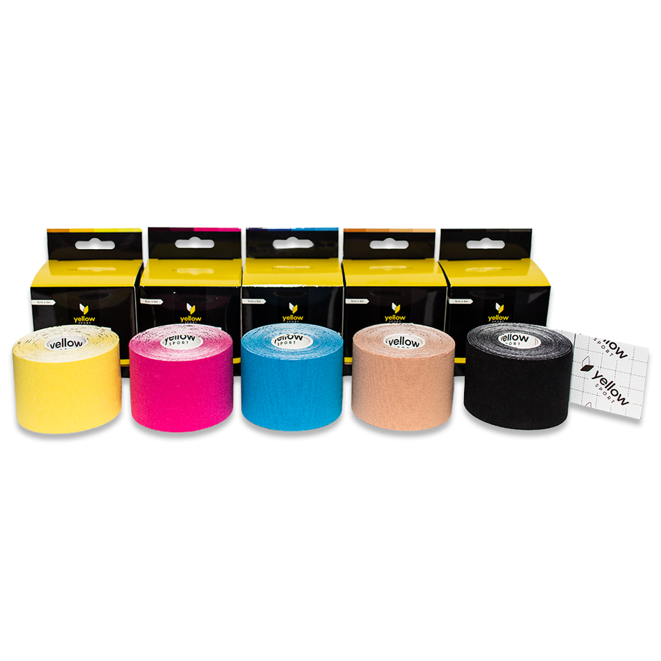 Kinesiology tape YellowTAPE 5cmx5m, 1 pc.