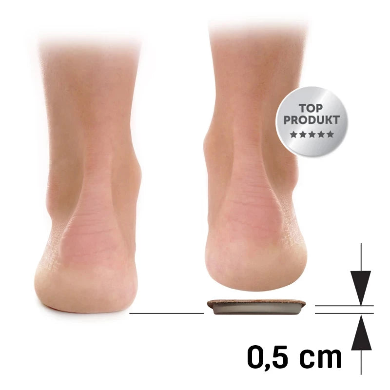 Corrective heel insert, leather, 0.5 cm, 1 pc.