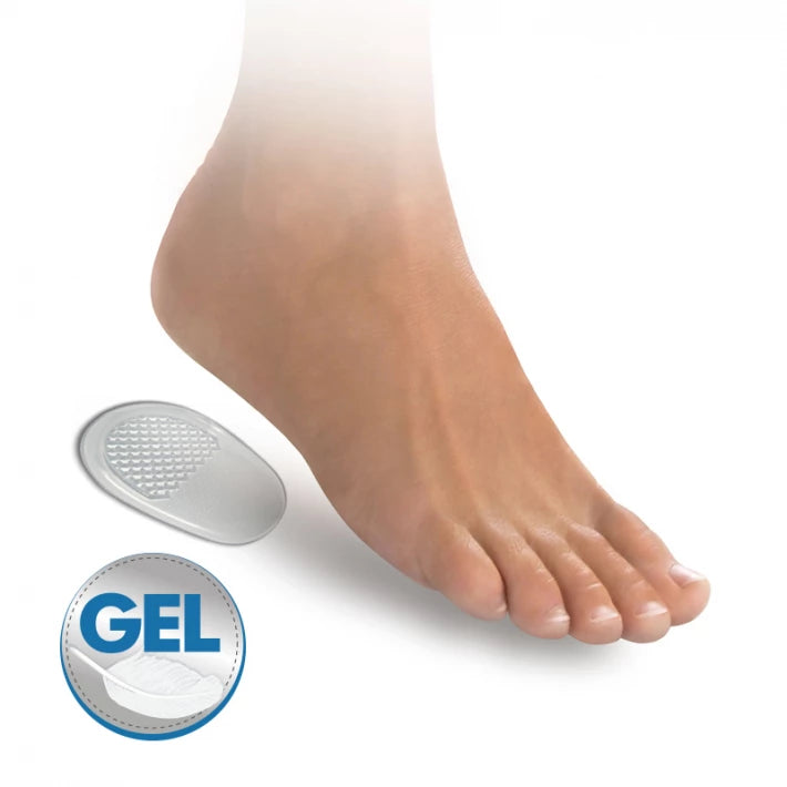 Silicone forefoot-heel pads, 2 pcs.