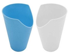 Cup - glass with a spout for the nose