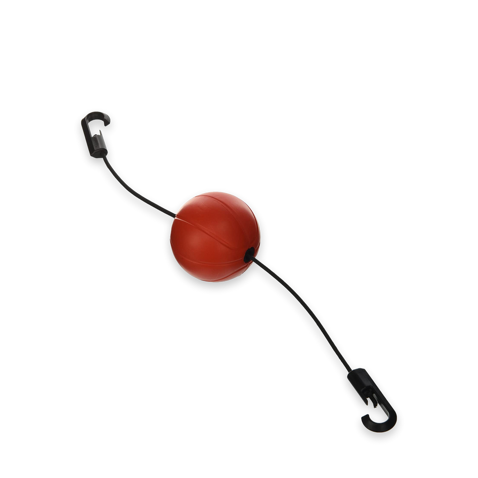 Basketball shooting trainer on a hoop