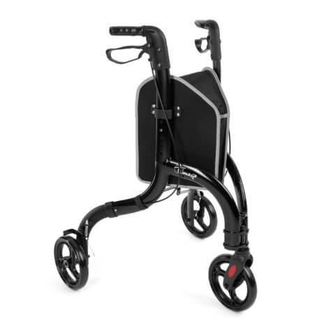 Pram with 3 wheels and a basket