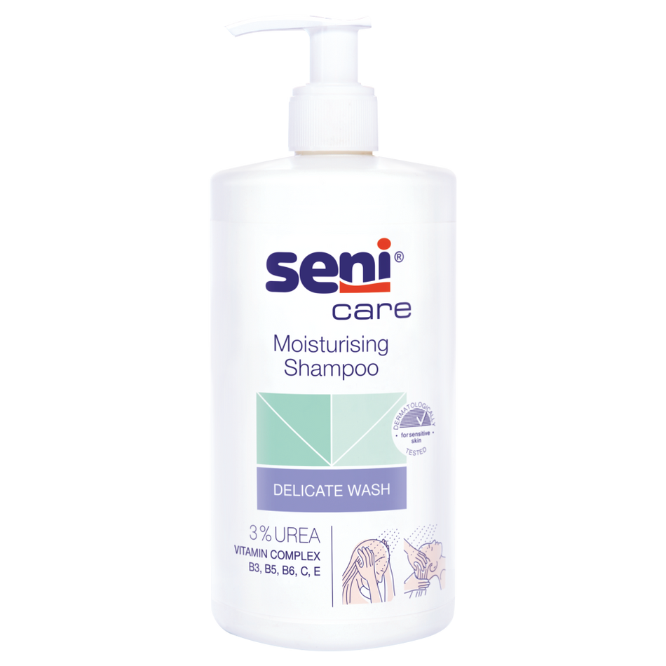 SENI Care drėkinantis šampūnas su 3% šlapalo 500ml