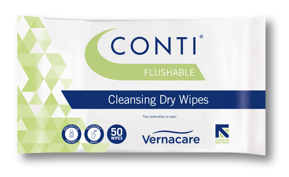 Conti flushable dry cellulose napkins, 50 pcs.