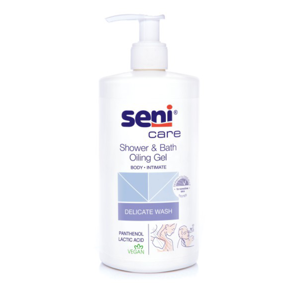 SENI Care aliejinė dušo želė 500ml