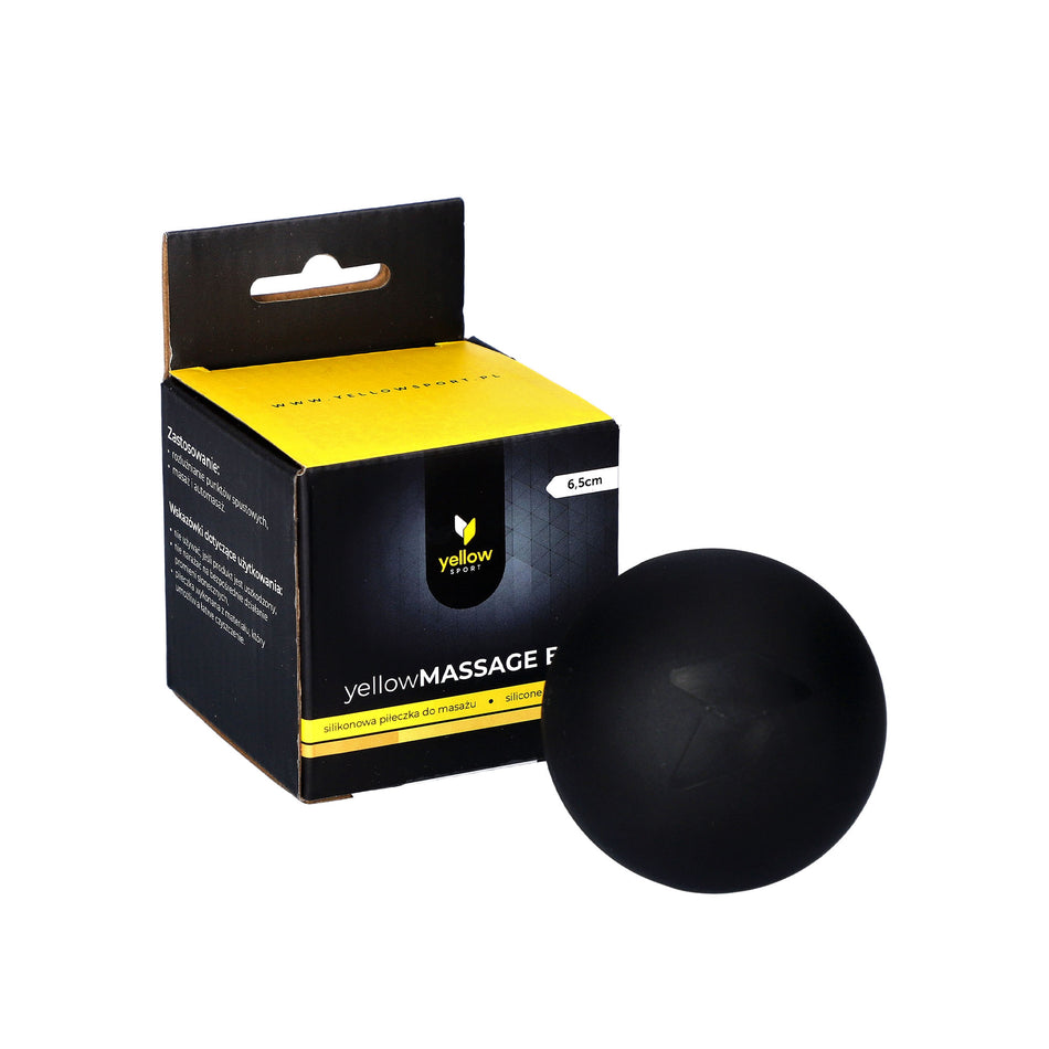 Massage silicone ball 6.5cm YellowSport