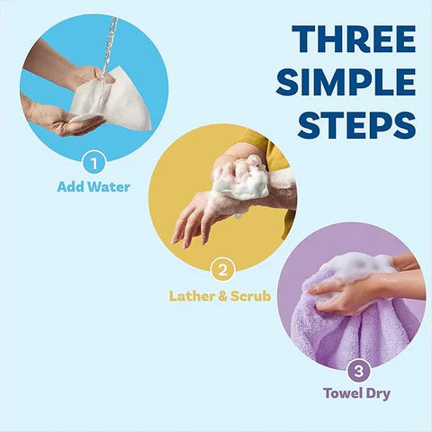 Jalsosa non-rinse wash mitt, 25 pcs.