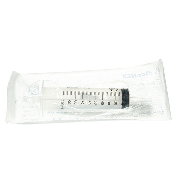 Švirkštas kateterio, 3 dalių, su adapteriais, vienkartinis 100ml 1vnt.