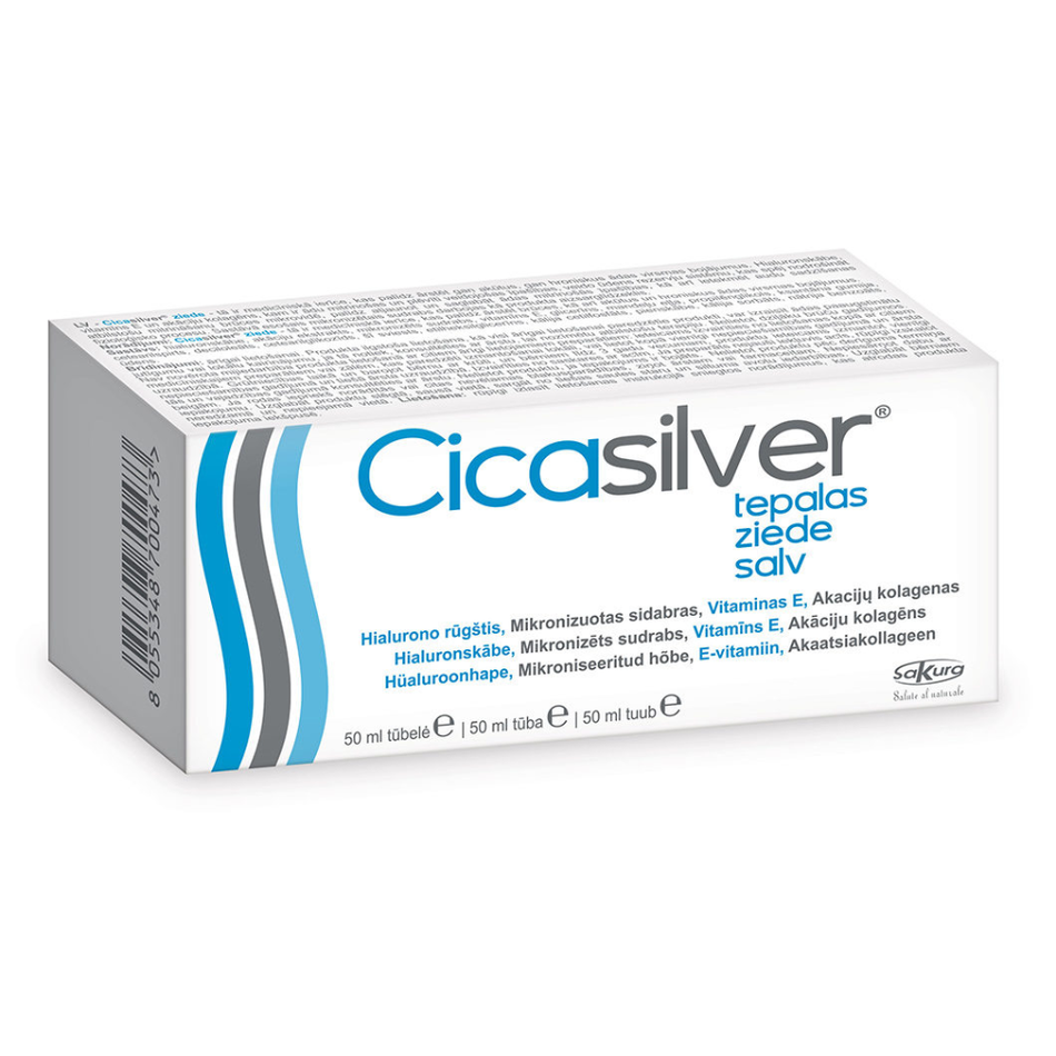 Мазь с микронизированным серебром для ран CICASILVER, 50 мл