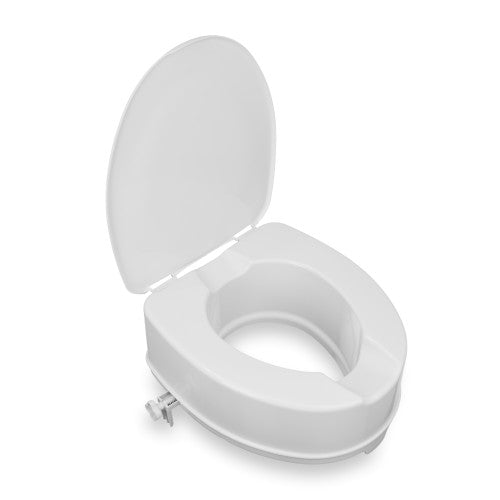 15 cm raised toilet seat with lid