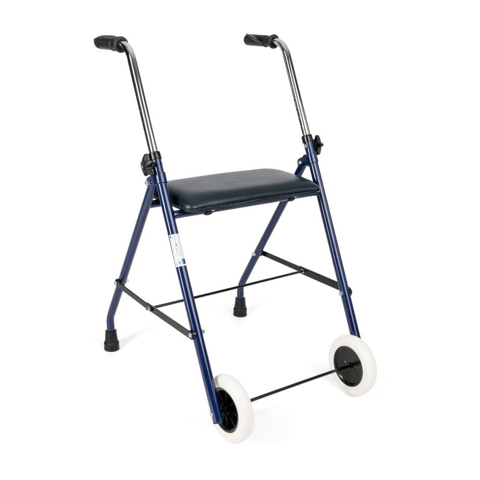 Pram with two wheels and a seat