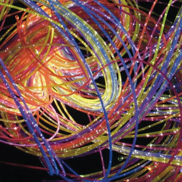 Optical fiber, 100 pcs x 2 m, RGBW colors and remote control